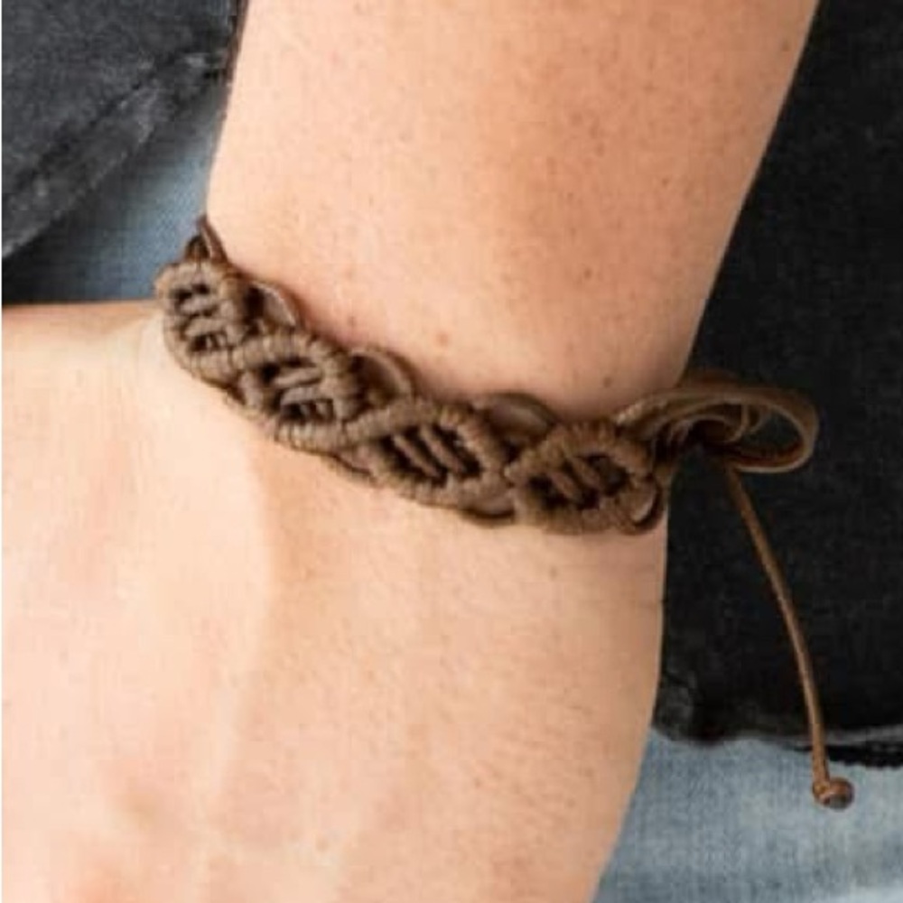 Braided cord bracelet